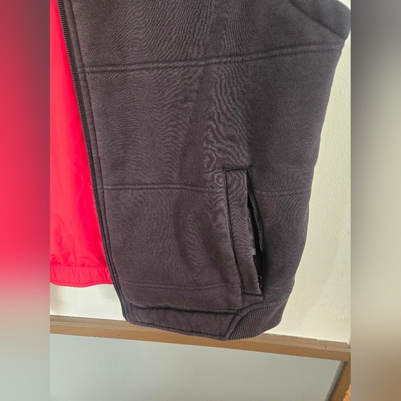 Champion Reversible Vest Mens Large Black And Red Zip Up With Pockets - Picture 11 of 11